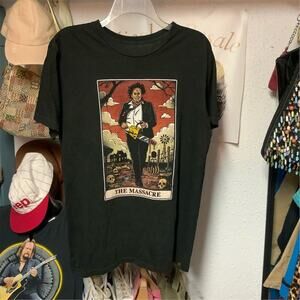 2317. Spencer's Leatherface Tarot T-Shirt Medium